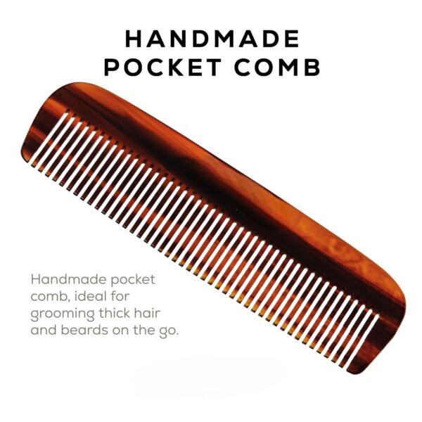 Handcraft Cellulose Acetate Fine Beard Comb - Image 2