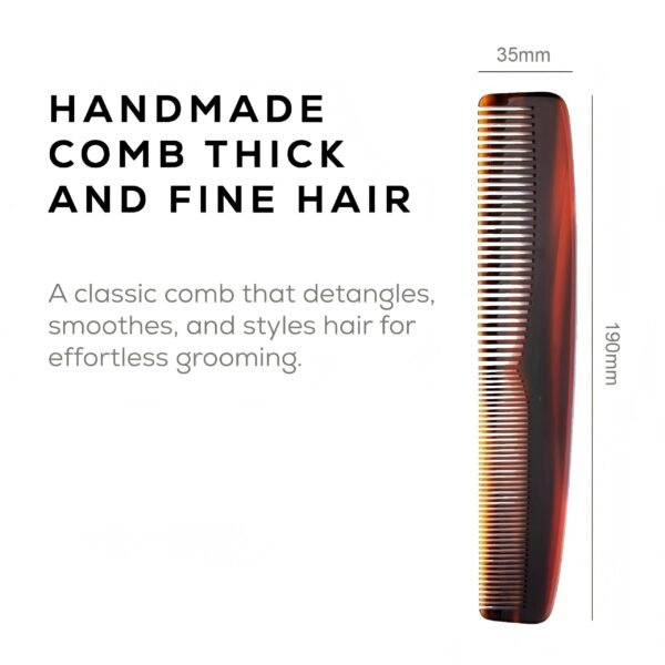 Handcraft Cellulose Acetate Styling Comb