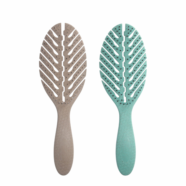 Eco Friendly Wheat Straw Leaf Shape Brush