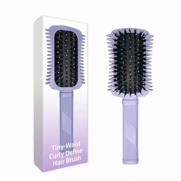 Eco-friendly Wheat Straw Styling Brush for Curly Hair - Image 3